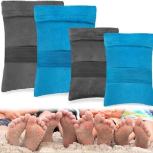 Palksky Sand Cleaning Gloves Beach Sand Cleaning Bag Easily remove the sand stuck to your baby's body when playing in the sand